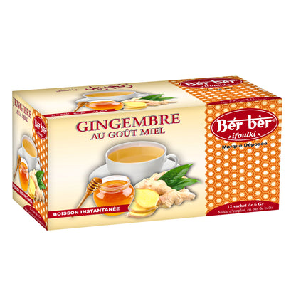 Gingembre au goût du miel - Boisson instantanée BERBER